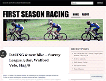 Tablet Screenshot of firstseasonracing.com